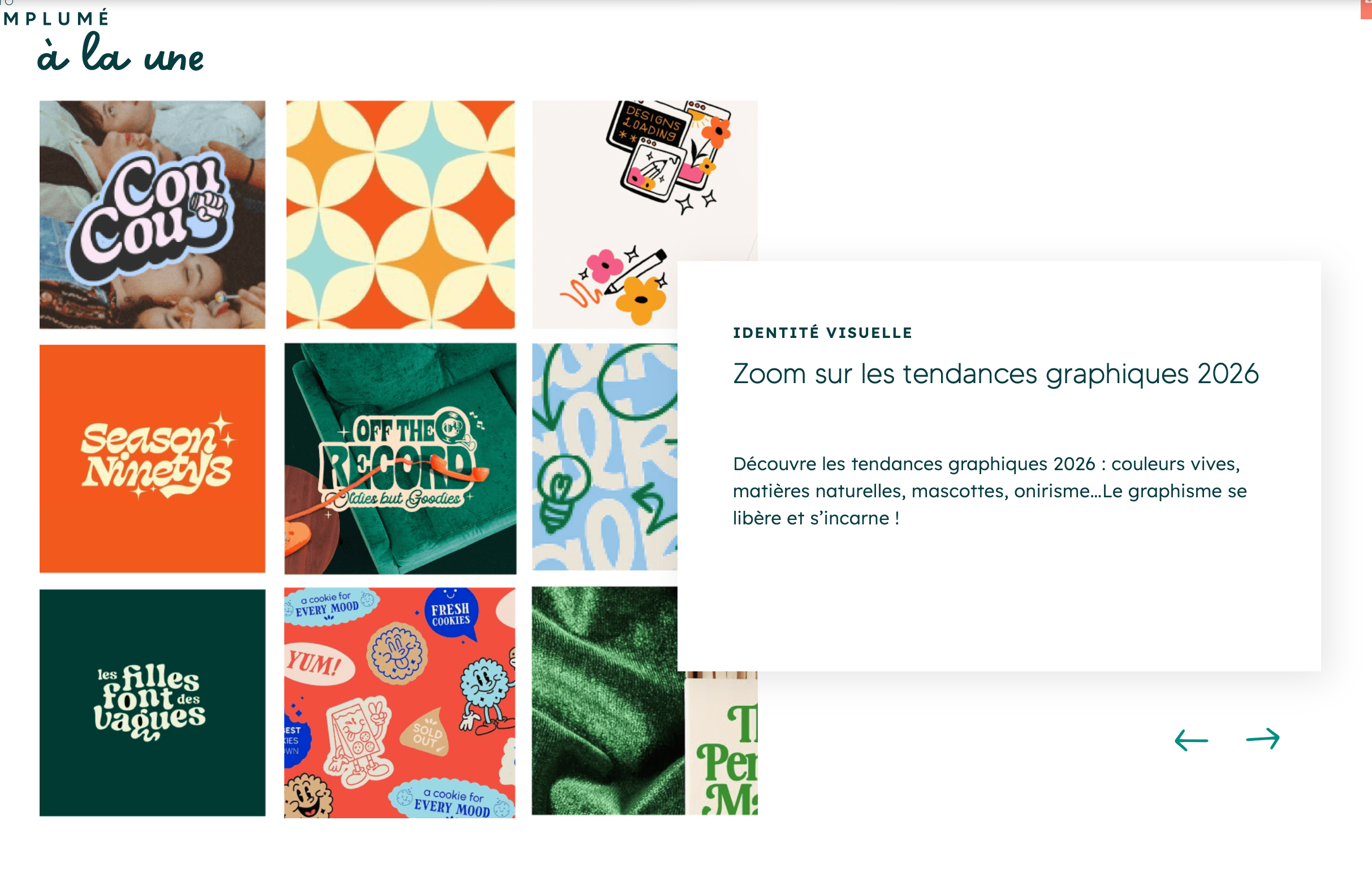 Article "Tendances graphiques 2026"